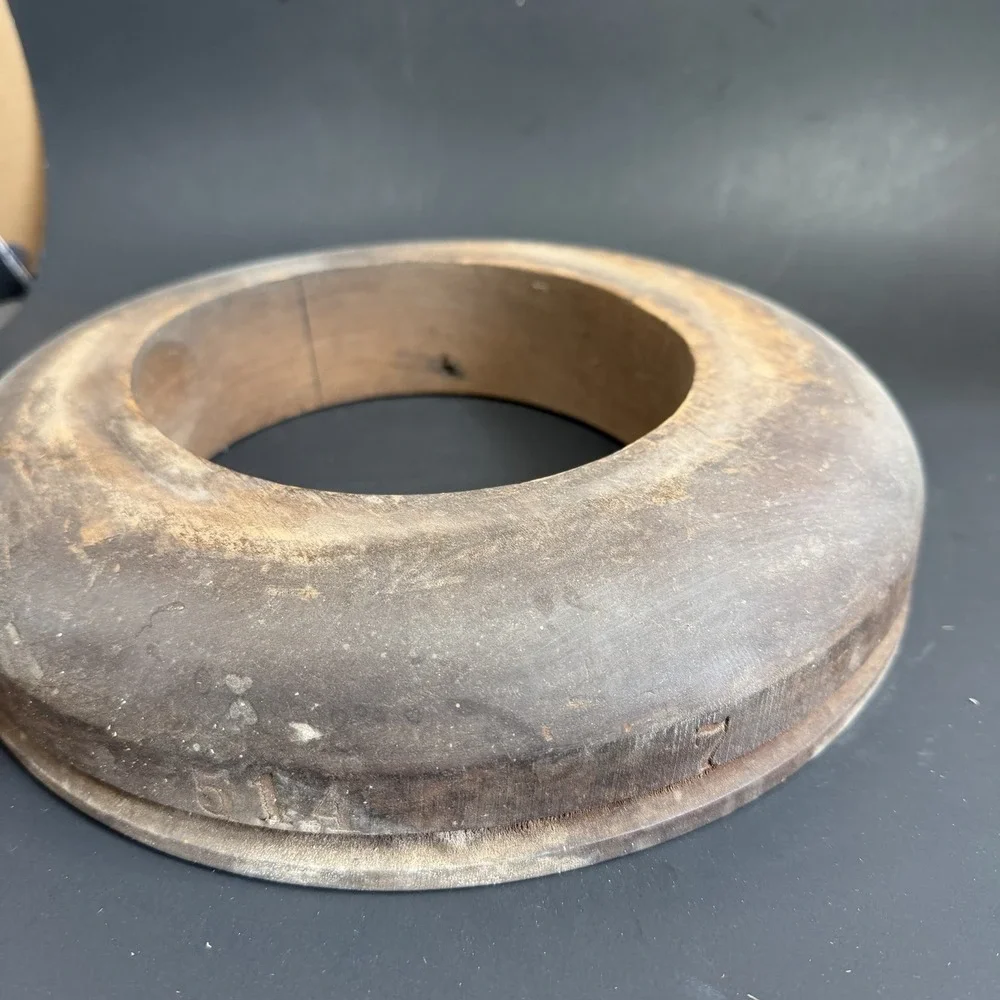 Vtg Hatters Supply House Industrial Wooden Millinery Hat Mold Block Form 514 7 2